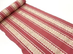 アンティーク　独鈷藤模様織り出し八寸帯地反物